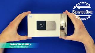 Daikin One Smart Thermostat Unboxing  ServiceOne [upl. by Akemit705]