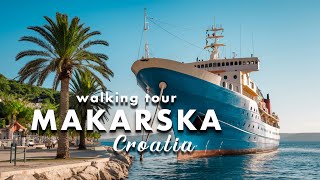 MAKARSKA 🇭🇷 CROATIA 🇭🇷 WALKING TOUR 4K [upl. by Trakas]