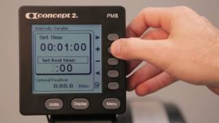 Setting Up a Variable Interval Workout on a Concept2 Indoor Rower or SkiErg [upl. by Sedaiuqlem]