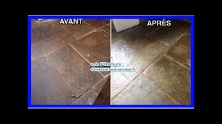 LAstuce Pour Nettoyer et FAIRE BRILLER un Carrelage ENCRASSÉ [upl. by Nerraw721]