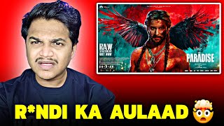 The Paradise Glimpse  RAW STATEMENT TEASER REACTION  Nani [upl. by Burman217]