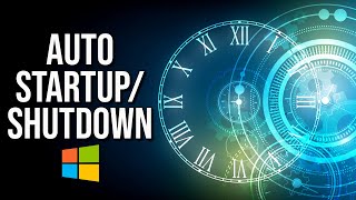 How to Schedule Windows 10 Shutdown and Startup [upl. by Nalyak]