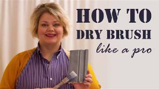 HOW TO DRY BRUSH LIKE A PRO [upl. by Robers]