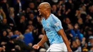 VINCENT KOMPANY Goal vs Leicester city [upl. by Mcgrody]