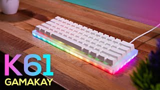 Gamakay K61 Review  Hotswappable Acrylic Mechanical Keyboard [upl. by Carberry]