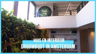 Luxe wonen op een woonboot in Amsterdam  BinnensteBuiten [upl. by Foscalina707]