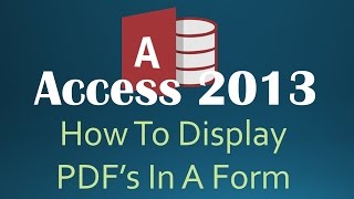 How To Display PDFs In A Form [upl. by Arikal]