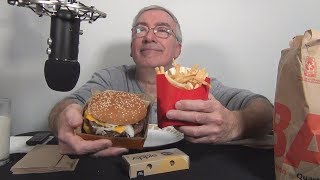 ASMR Eating McDonalds Double Quarter Pounder Whispering [upl. by Kennan]