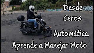 Aprende a Manejar una Moto Automática Desde Cero [upl. by Ettelocin]