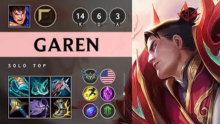 Garen Top vs Shen Pentakill Unstoppable  NA Challenger Patch 1423 [upl. by Curley]