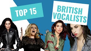 Top 15 Best British Female Vocalists [upl. by Layod]