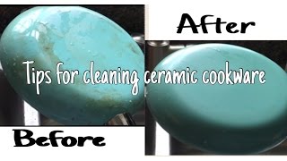 Cleaning Ceramic Pans [upl. by Burnley]