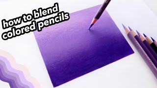 How To Blend Colored Pencils [upl. by Ianej]