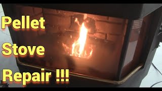 Whitfield AdvantageProfile 30 Pellet Stove Repair and Testing Part 1 [upl. by Wilmott]