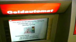 Geld abheben am Automaten [upl. by Anaillil]