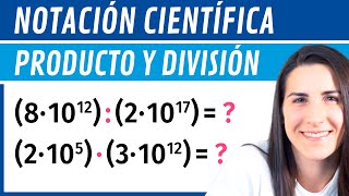 NOTACIÓN CIENTÍFICA 🟦 Multiplicación y División [upl. by Enilesor]