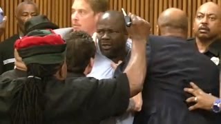 Father of 18YearOld Murder Victim Attacks Serial Killer In Courtroom [upl. by Fair405]