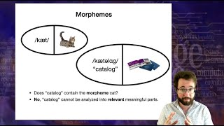 Introduction to Linguistics Morphology 1 [upl. by Krum]