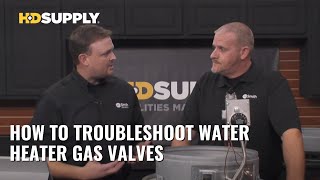 AO Smith  Residential Gas Valve Troubleshooting  HD Supply [upl. by Bortz933]