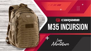 Caribee M35 Incursion Backpack  Product Tour [upl. by Aehsat644]