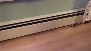 How To Bleed Trapped Air From Baseboard Heater [upl. by Mychael883]