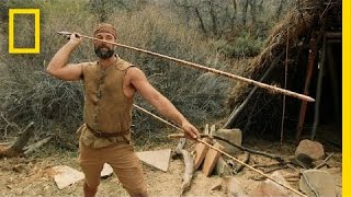 How to Throw an Atlatl  Live Free or Die DIY [upl. by Arada177]