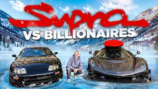 1000HP Supra terrorizing Billionaires Hypercarmeet in Switzerland [upl. by Lynda]