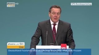 SPDParteitag Rede von Gerhard Schröder am 10122015 [upl. by Demetra861]