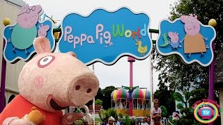 PEPPA PIG WORLD Peppa Pig Theme Park  Paultons Park [upl. by Atteynod]