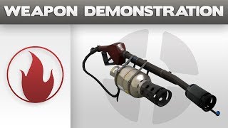 Weapon Demonstration Flame Thrower [upl. by Ennaillek]