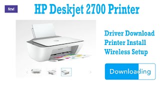 New HP Deskjet 2700 All in One Printer Driver amp Software Download ▼ [upl. by Einor]