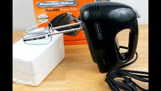 PROCTOR SILEX HAND MIXER  UNBOXINGREVIEW [upl. by Alric89]