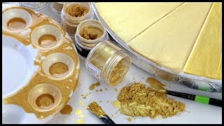 Edible Gold Paint Review  THE BEST Edible Paint  Edible Gold Paint HAUL [upl. by Dressler683]