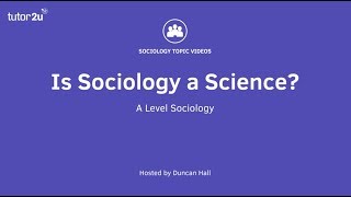 Is Sociology a Science [upl. by Amekahs447]