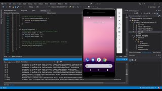 Java Android App in Visual Studio 2019  Getting Started [upl. by Anbul]