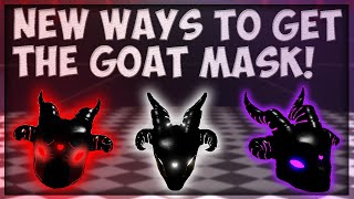 2 New Ways To Get The GOAT Mask Full Guide  RoGhoul  Roblox Tokyo Ghoul [upl. by Llebiram]