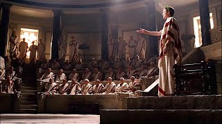 Rome HBO  Octavians Speech to the Senate [upl. by Tnerual]