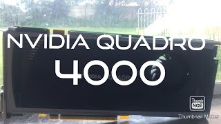 NVIDIA QUADRO 4000 review and performance [upl. by Morris]