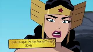 Wonder Woman all transformation in cartoons full 1972  2017 [upl. by Ailaza477]