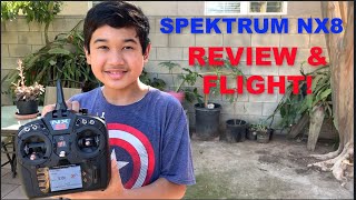 Spektrum NX8 Transmitter  Review and Flight [upl. by Colier]