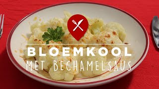 Bloemkool met béchamelsaus en Gruyère kaas [upl. by Nesaj]