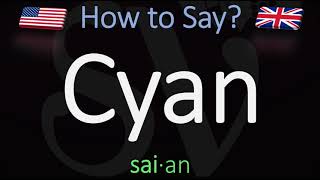 How to Pronounce Cyan CORRECTLY Meaning amp Pronunciation [upl. by Eluj]