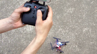 DM002 DIY Drone Micro FPV Quadcopter flying Altitude hold headless mode [upl. by Aihsercal]