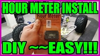 How To Install an Hour Meter  EASY [upl. by Nnylarej170]