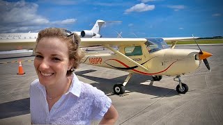 Flying Date in a Vintage 1973 CESSNA AEROBAT [upl. by Namurt]