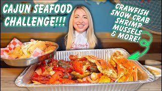 10LB CAJUN SEAFOOD BOIL CHALLENGE [upl. by Ecinuahs445]