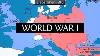 World War I  Summary on a Map [upl. by Anneres]