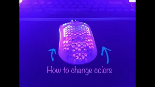 How to change the colors in the Glorious Model O [upl. by Aek]