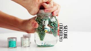 Simple DIY Snow Globes  Welcome to Nanas [upl. by Enyawd]