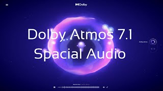 AirPods Pro 2 Airpods 3 amp AirPods Max Spatial Audio Test 3  Dolby ATMOS 71 Core Universe [upl. by Danialah]